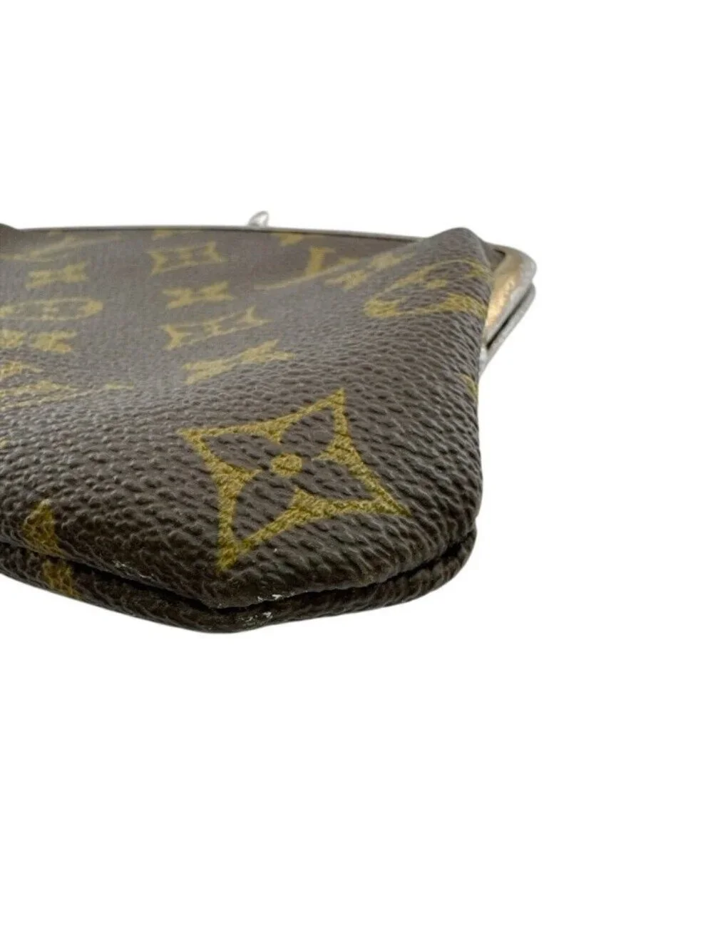 Louis Vuitton Bucket Monogram Leather Pouch Brown